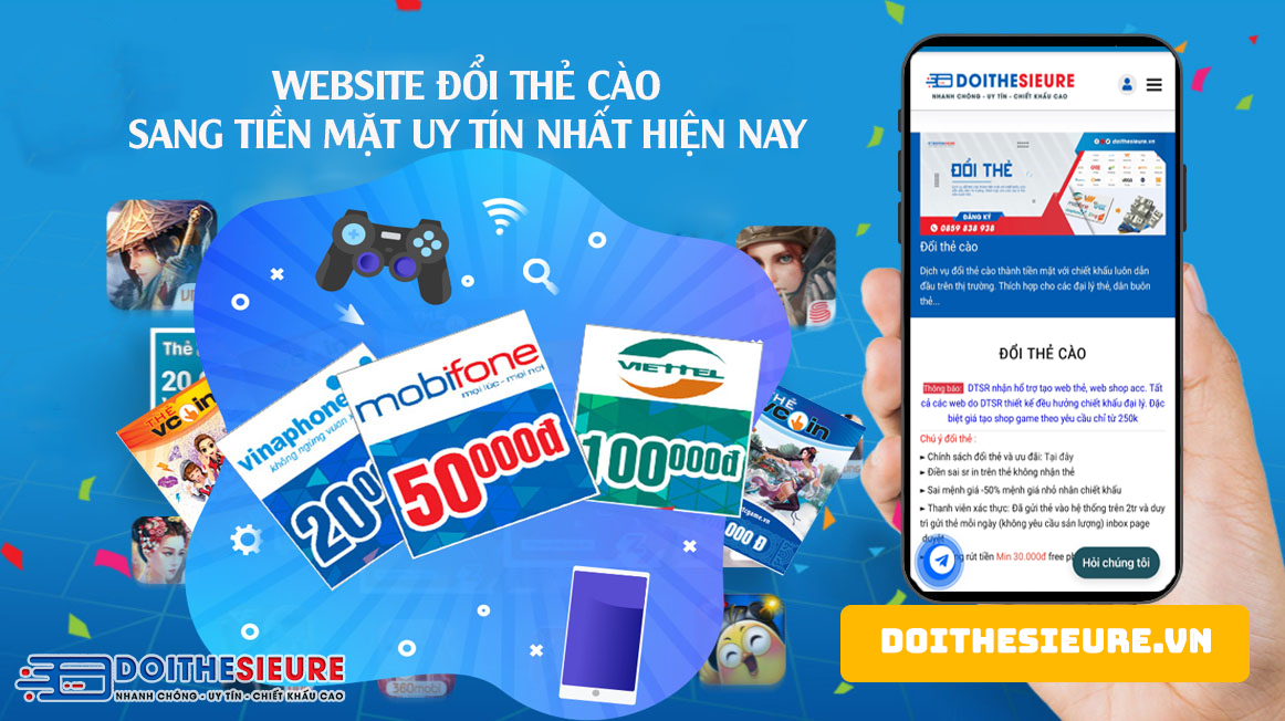 Web Đổi Thẻ Cào Thành Tiền Mặt tin dùng nhiều nhất 2023 - Ảnh 5