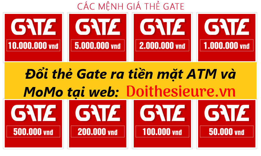 Thẻ Gate để làm gì ? Đổi thẻ Gate thành tiền mặt được không ? - Ảnh 2